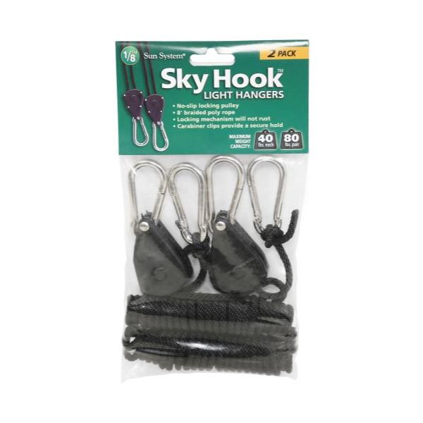 Sky Hook Light Hanger - 1-8 in - 1-Pair
