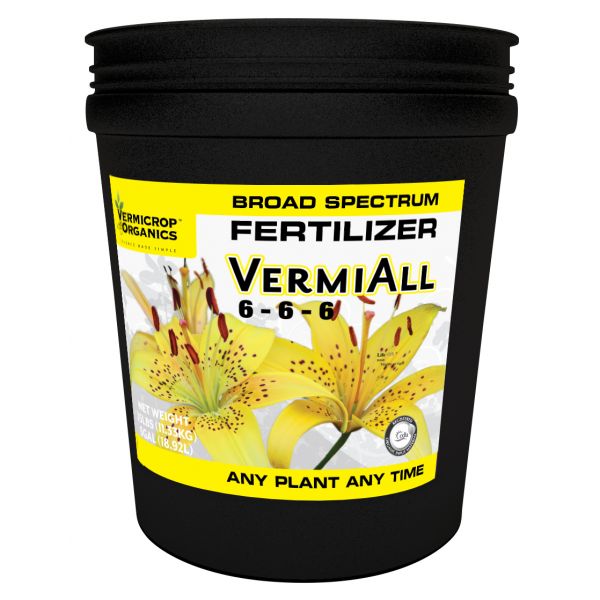 Vermicrop VermiAll Purpose Broad Spectrum Fertilizer 5 Gallon