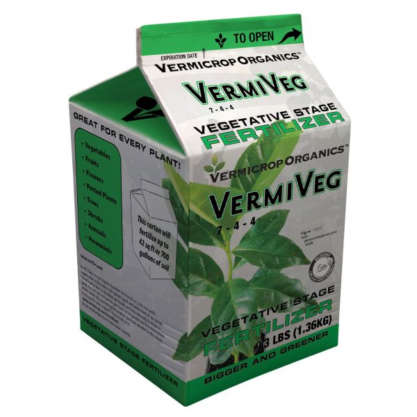 Vermicrop VermiVeg Vegetative Stage Fertilizer 1 Gallon