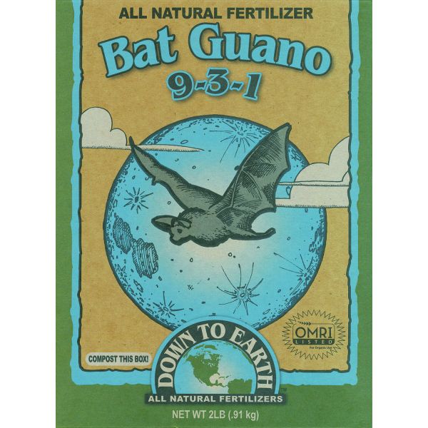 Down To Earth High Nitrogen Bat Guano - 2 lb