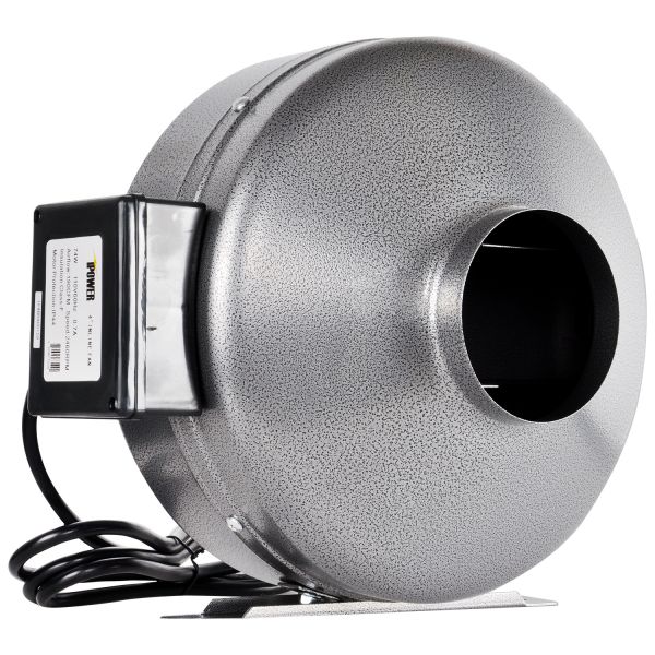 iPower 4 Inch 190 CFM Duct Inline Fan with 4 Inch Carbon Filter for Grow Tent Ventilation System