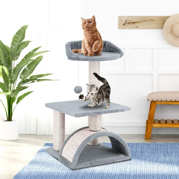 ScratchMe Tree Condo with Scratching Post 14. 6L x 13. 8W x 24. 4H