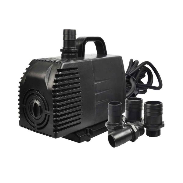 Simple Deluxe LGPUMP1056G 1056 GPH UL Listed Submersible Pump with 15' Cord for Hydroponics, Aquaponics, Fountains, Ponds, Statuary, Aquariums & more