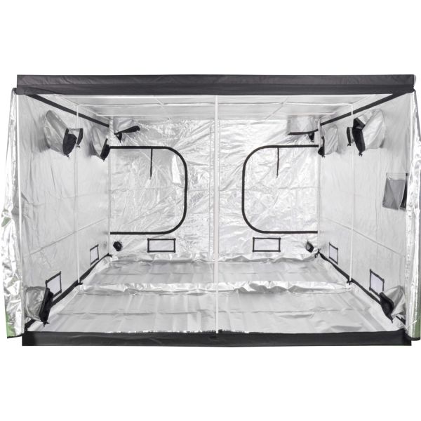 iPower 120"x120"x78" Hydroponic Water-Resistant Grow Tent with Removable Floor Tray for Indoor Seedling Plant Growing