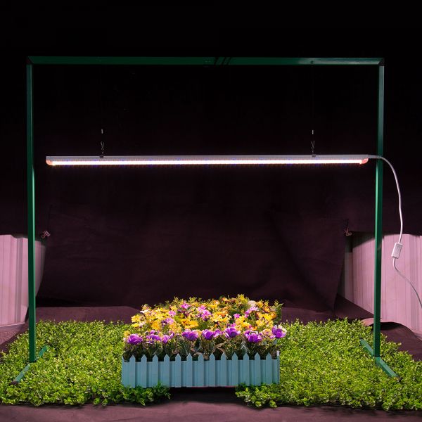 iPower 36W 4 Feet LED Grow Light System with Stand Rack for Plant Growing, the Only Isolated Driver Design for Safety Assurance
