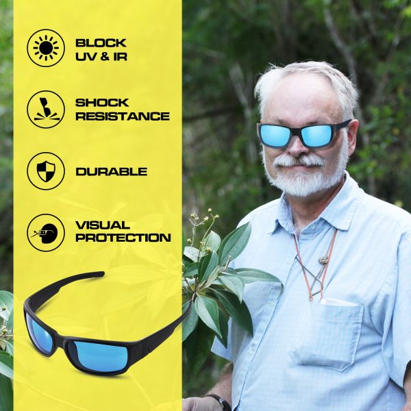 iPower Indoor Hydroponics HPS & MH Grow Room Light Glasses Goggles Anti UV IR, Reflection Visual Optical Protection