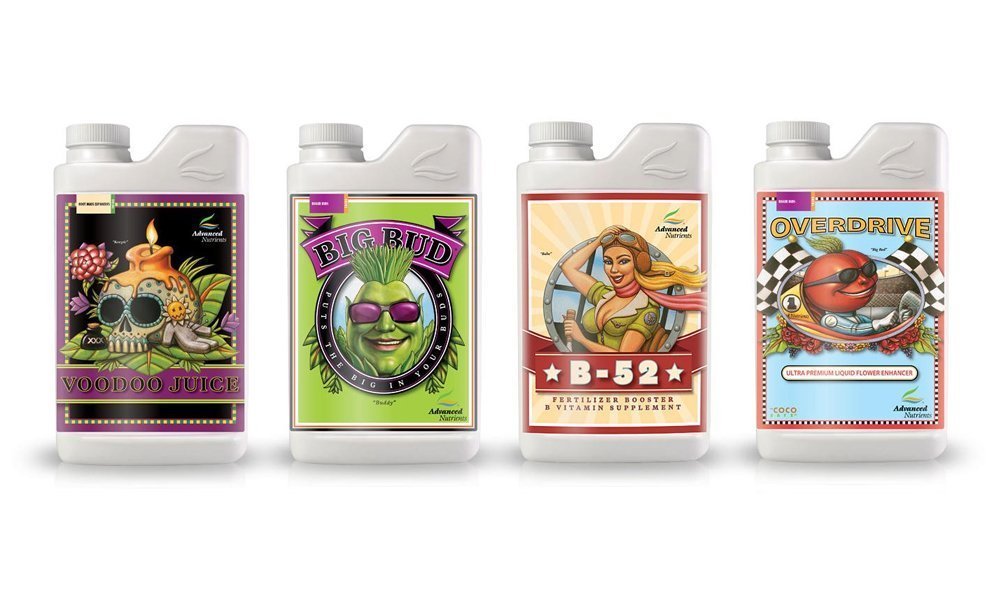 Advanced Nutrients Hobbyist Grower Bundle Voodoo Juice Big Bud B 52 Overdrive Plant Fertilizer, 250ml