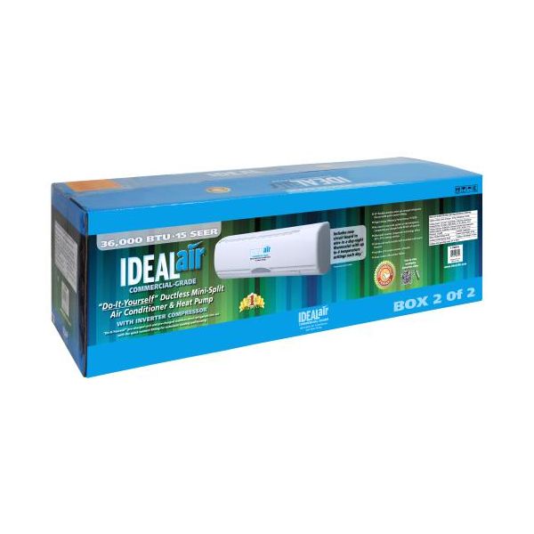 Ideal-Air Mini Split Heat Pump 36,000 BTU 15 SEER - DIY