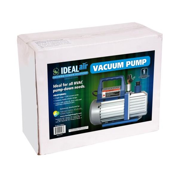 Ideal-Air HVAC 7 CFM Vacuum Pump 1-2 HP