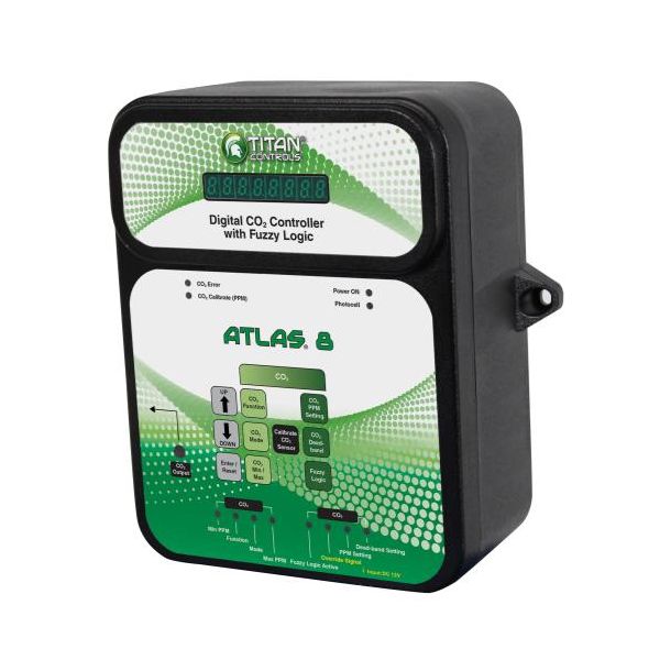 Titan Controls Atlas 8 - Digital CO2 Controller with Fuzzy Logic