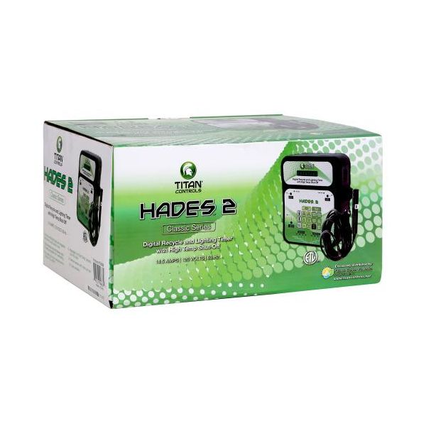 Titan Controls Hades 2 - Digital Recycle and Light Timer with High Temp Shut-Off