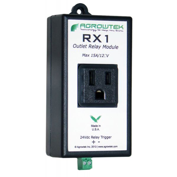 Agrowtek RX1 Single Relay Outlet 15A-120V