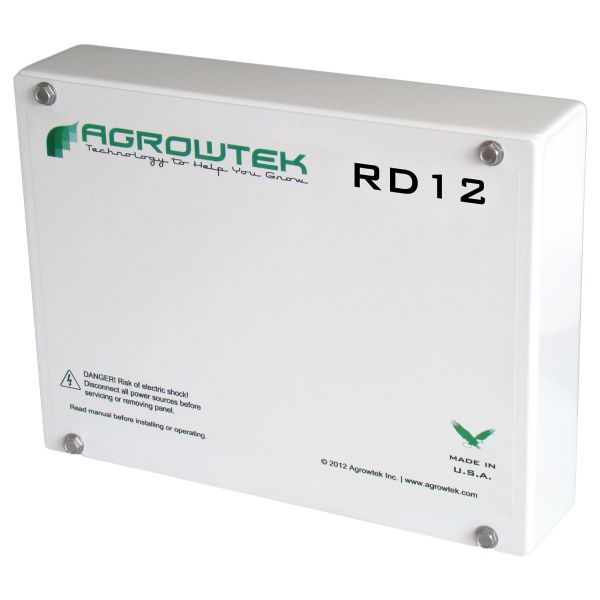 Agrowtek RD12 Twelve Dry-Contact Relays 24VDC-120VAC-5A