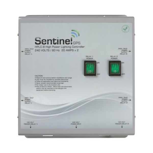 Sentinel GPS HPLC-8 Dual Trigger High Power Lighting Controller 8 Outlet