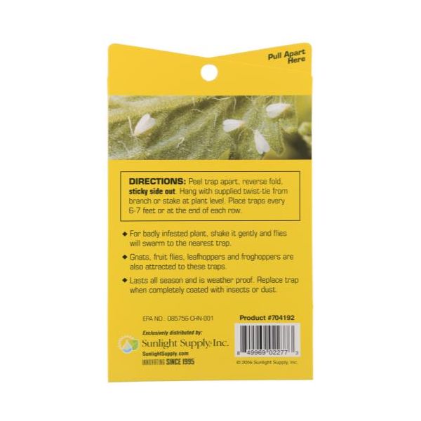 Grower's Edge Sticky Whitefly Trap 5-Pack