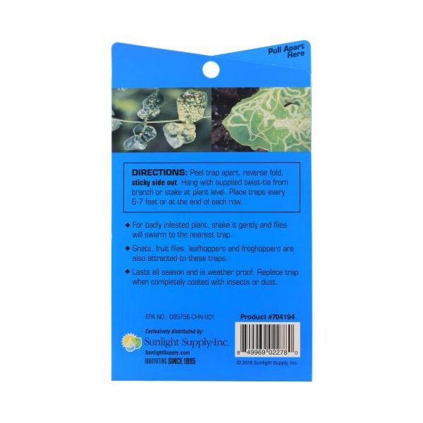 Grower's Edge Sticky Thrip Leafminer Trap 5-Pack