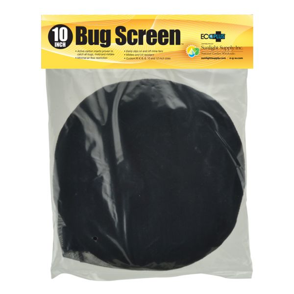 Black Ops Bug Screen w- Active Carbon Insert 10 in