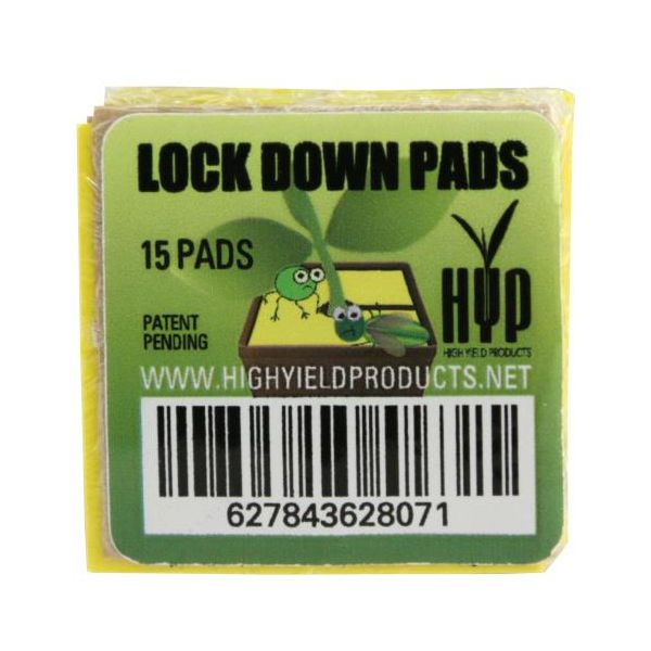 High Yield Products Lock Down Pad 1 in Square (15-Pack)
