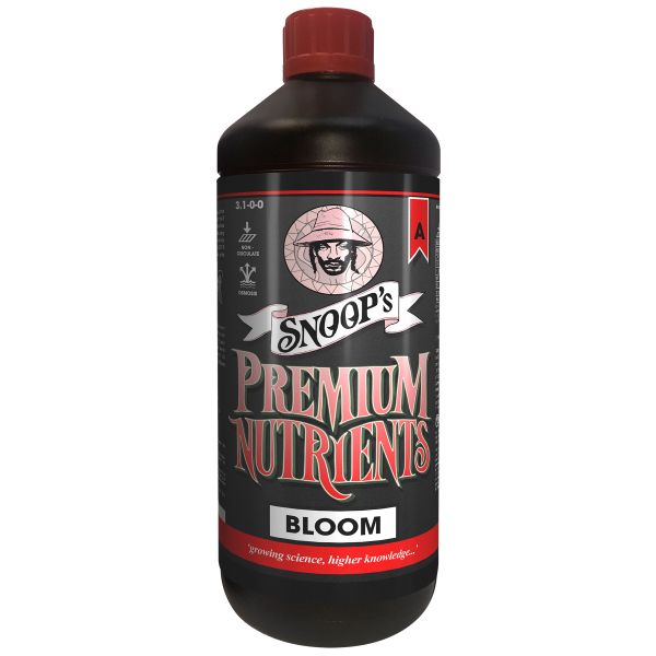 Snoop's Premium Nutrients Bloom A Non-Circulating 1 Liter (Soil and Hydro Run To Waste)