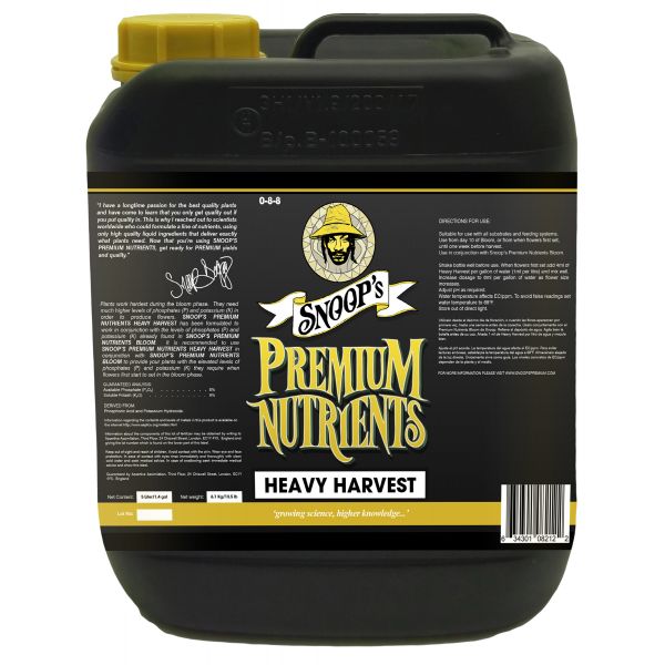 Snoop's Premium Nutrients Heavy Harvest 5 Liter