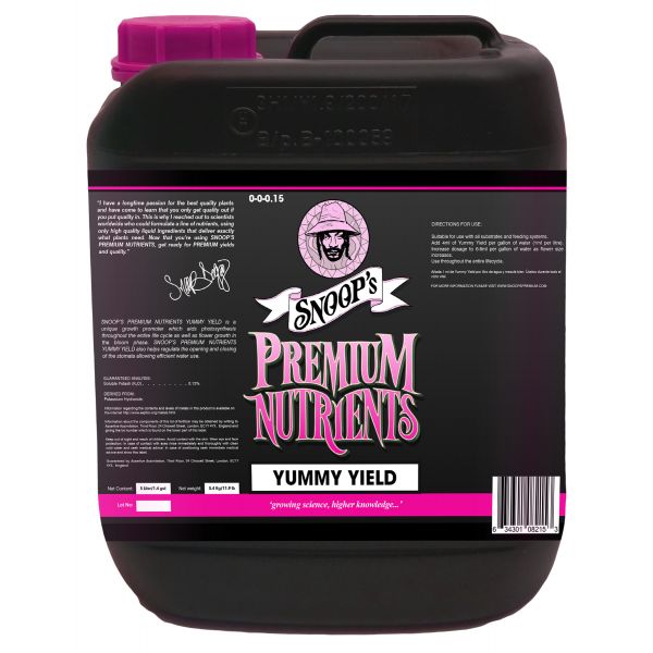 Snoop's Premium Nutrients Yummy Yield 5 Liter