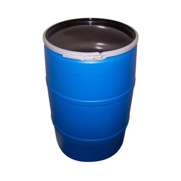 55 Gallon Barrel with Lid, Food Grade
