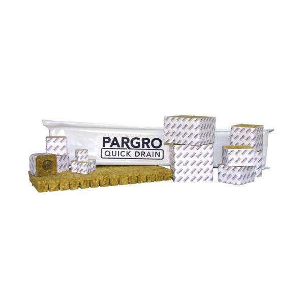 Grodan Pargro QD (4 in x 4 in) with hole, 72 Cubes