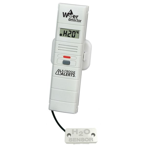 La Crosse Add-on Temperature & Humidity Sensor w- 6 ft Water Detection Sensor