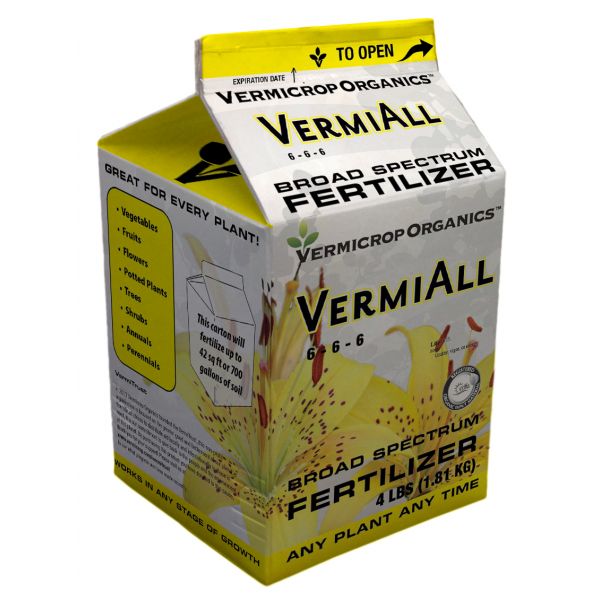 Vermicrop VermiAll Purpose Broad Spectrum Fertilizer 1 Gallon