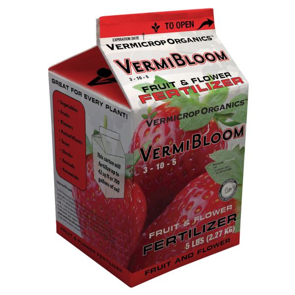 Vermicrop VermiBloom Fruit and Flower Fertilizer 1 Gallon