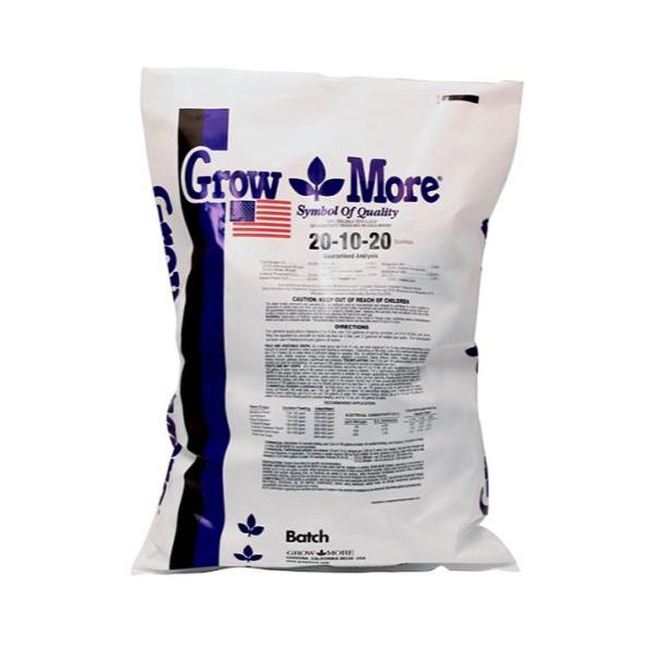 Grow More 5067 Water Soluble (20-10-20) 25 lb