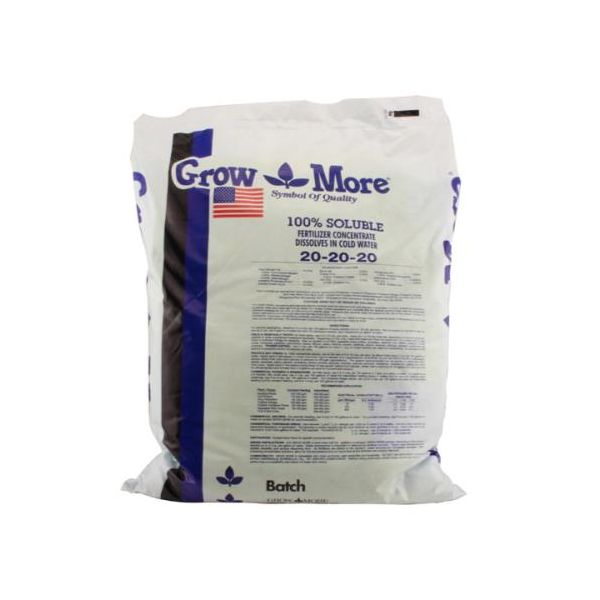 Grow More Water Soluble (20-20-20) 5 lb
