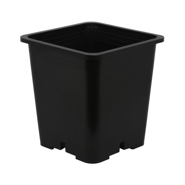 Gro Pro Premium Black Square Pot 9 in x 9 in x 10.5 in
