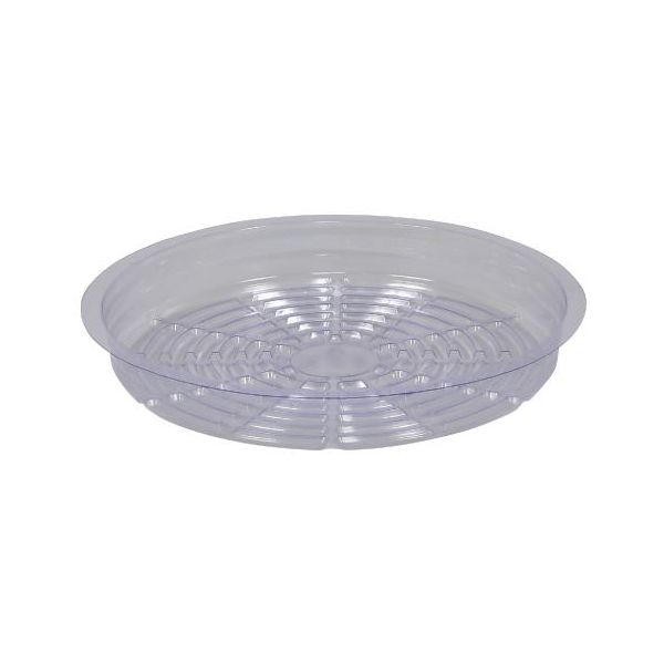 Gro Pro Premium Clear Plastic Saucer 10 in, Pack of 50 Pieces