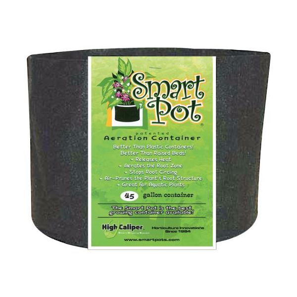 Smart Pot Black 45 Gallon
