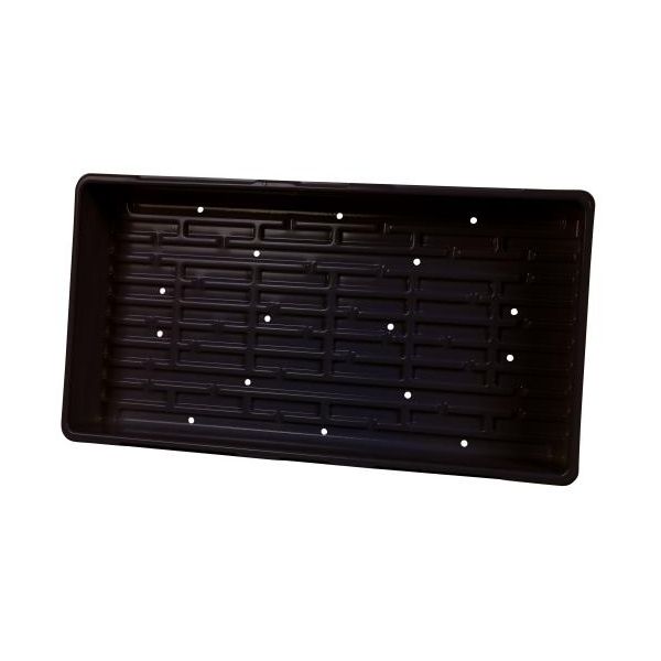 Super Sprouter Triple Thick Tray Black 10 x 20 w- Holes