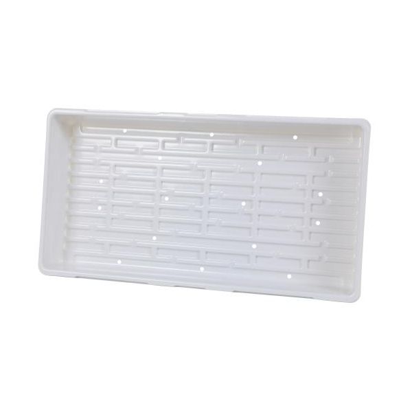 Super Sprouter Triple Thick Tray White 10 x 20 w- Holes