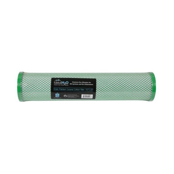 Ideal H2O Premium Green Coconut Carbon Filter - 4.5 in x 20 in