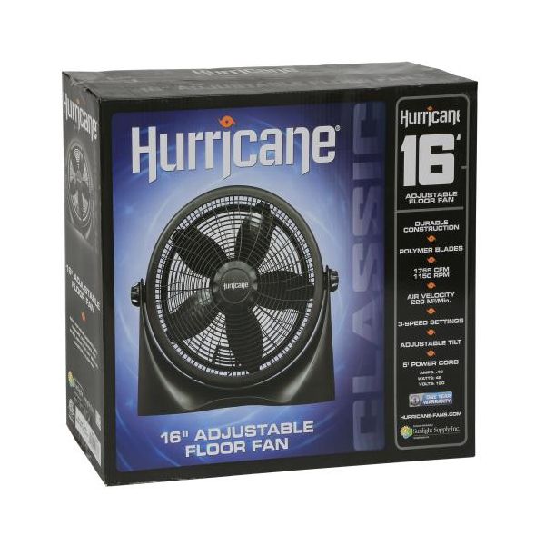 Hurricane Classic Floor Fan 16 in