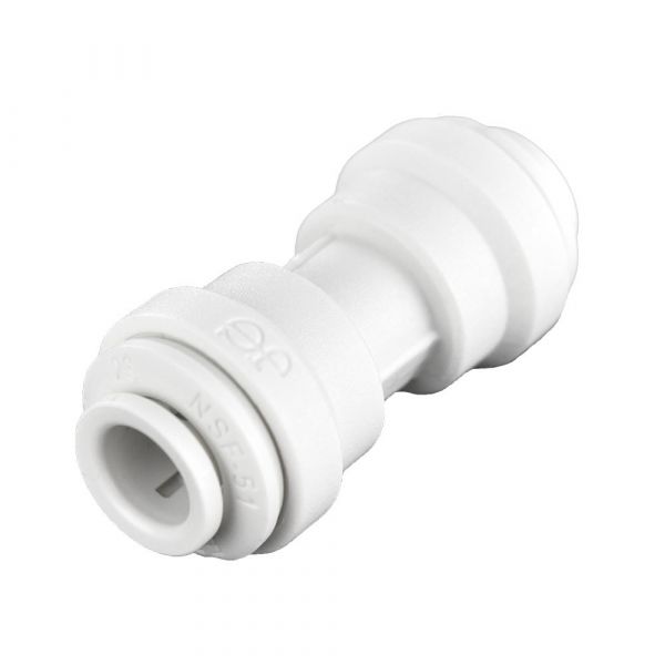 Ideal H2O JG Quick Connect Fitting - Straight - 1-4 in - White (10-Bag)