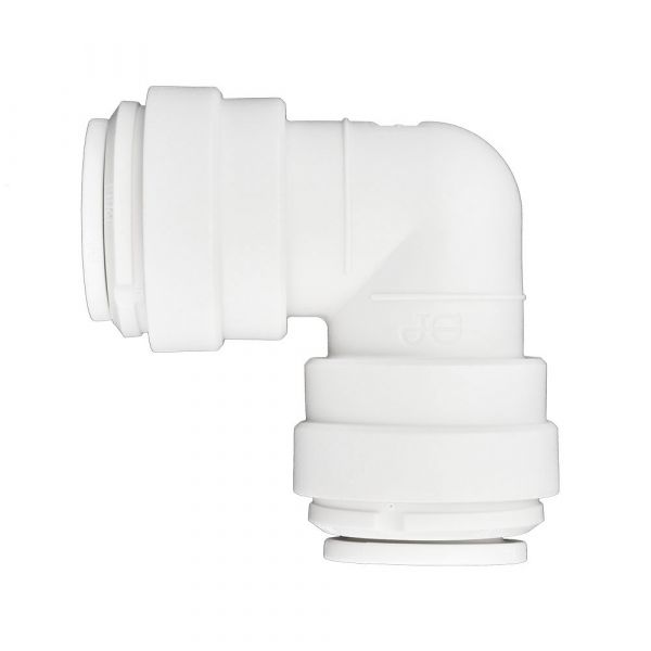 Ideal H2O JG Quick Connect Fitting - Elbow  - 1-2 in - White (10-Bag)