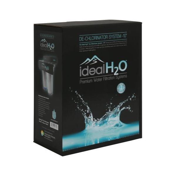 Ideal H2O De-Chlorinator System w- Coconut Carbon Filter - 1,400 GPD