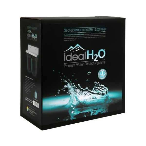 Ideal H2O Commercial De-Chlorinator System w- Catalytic Carbon Filter - 5,000 GPD