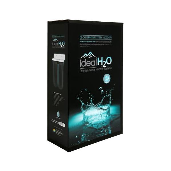 Ideal H2O Commercial De-Chlorinator System w- Catalytic Carbon Filter - 10,000 GPD