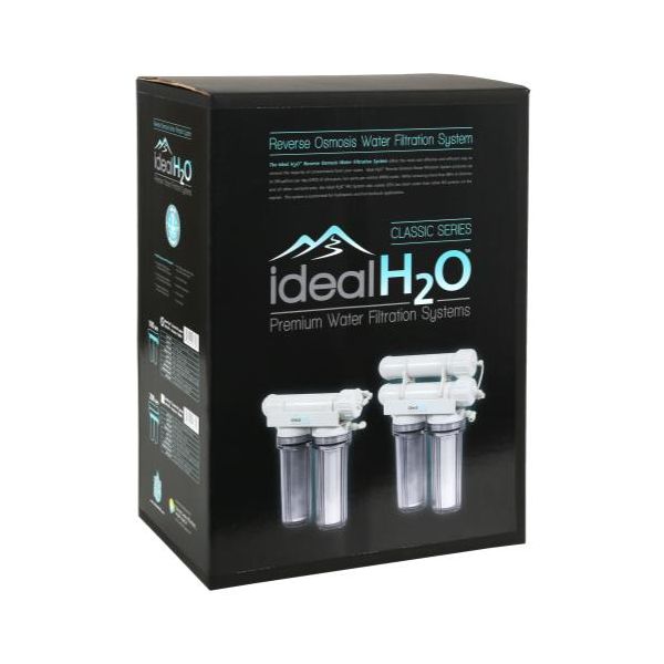 Ideal H2O Classic 3 Stage RO System w- Coconut Carbon Pre Filter - 100 GPD