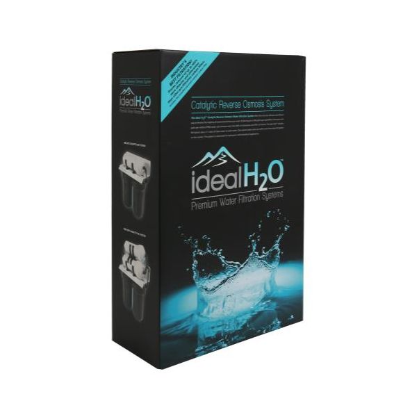Ideal H2O Commercial 3 Stage RO System w- Catalytic Carbon Pre Filter - 600 GPD