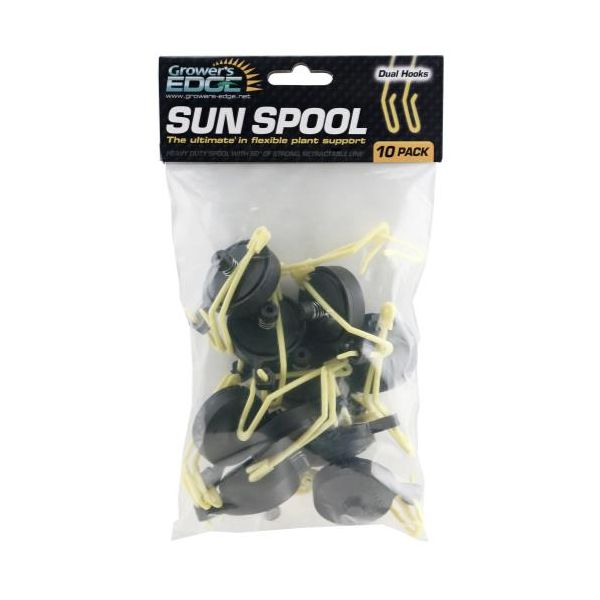 Grower's Edge Sun Spool w- Dual Hooks, Pack of 10 Pieces