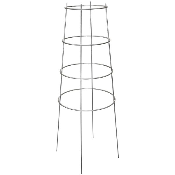 Grower's Edge High Stakes Commercial Grade Inverted Tomato Cage - 4 Ring - 44 in