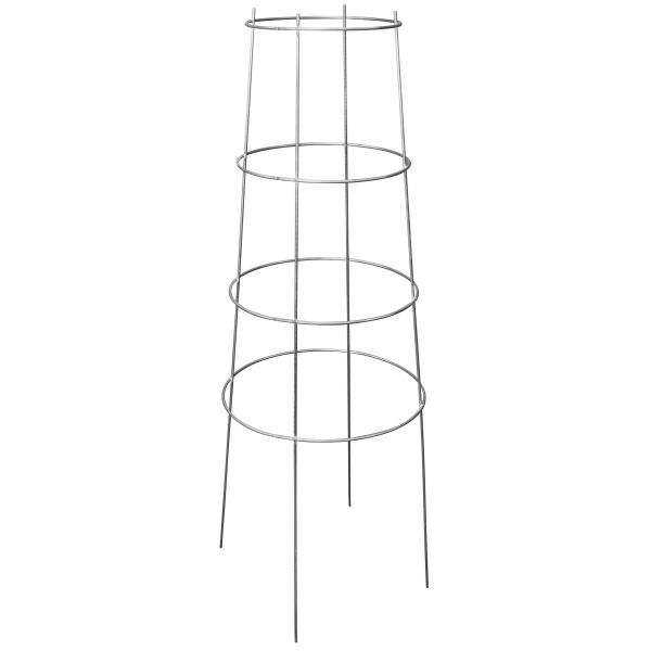 Grower's Edge High Stakes Commercial Grade Inverted Tomato Cage - 4 Ring - 52 in