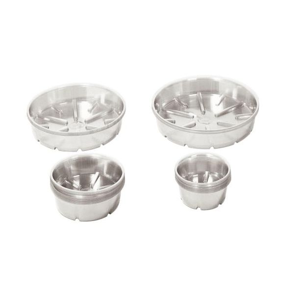 Bond Clear Plastic Saucer 8 in, Pack of 25 Pieces